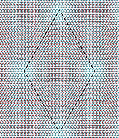 Cornell researchers stacked two atomic monolayers of a semiconductor – tungsten disulfide and tungsten diselenide – to create a moiré superlattice that acts as a simulator for the Hubbard model. This simplified system enables the team to better understand the essential physics of many interacting quantum particles.