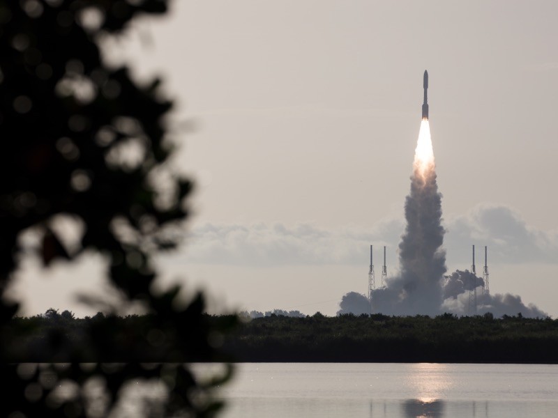 NASA’s Perseverance rover takes off for Mars aboard an Atlas V rocket from the Cape Canaveral Air Force Station in Florida. Credit: Joel Kowsky/NASA