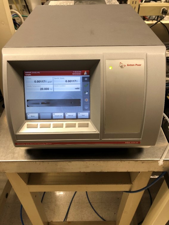 Materials Characterization: Density & Sound Velocity Tester
