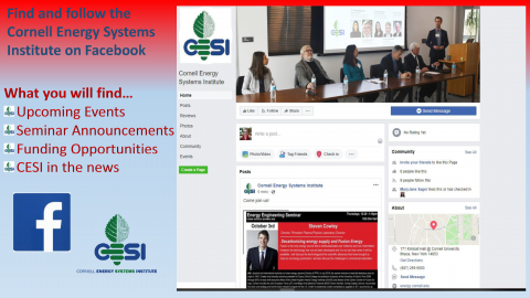 CESI invites you to Follow Us on Facebook