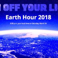 Turn your lights off for Earth March 24