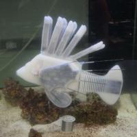 Researchers make a robotic fish with a battery for blood