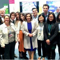 Pelosi meets Cornell students at UN climate change meeting